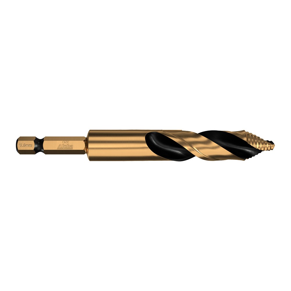 ALPHA ONSITE PLUS IMPACT STEP TIP DRILL BIT - 12.5MM